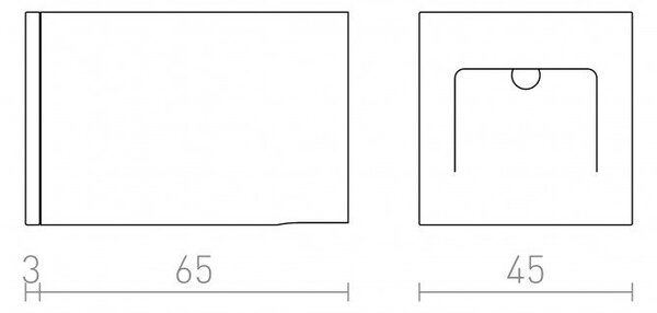 Vestavné světlo AMARO bílá 230V LED 3W 60° 3000K - RED - DESIGN RENDL