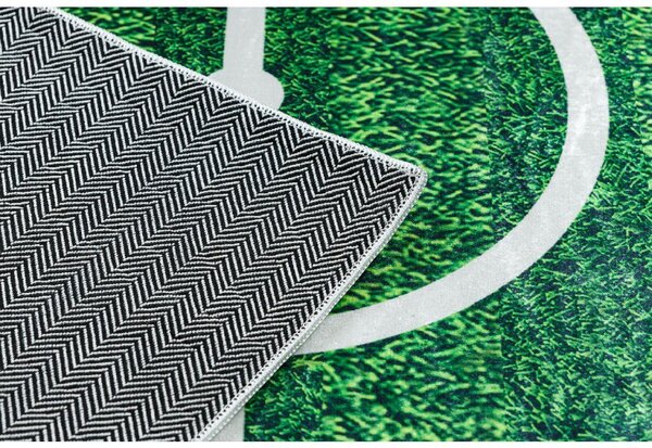 Makro Abra Dětský kusový koberec vhodný k praní BAMBINO 51760 Fotbal kopačák zelený Rozměr: 80x150 cm