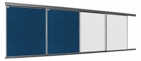 Nástěnka pro lištový systém TEXTIL 100x120 LS - žlutí (V80100120-4005)