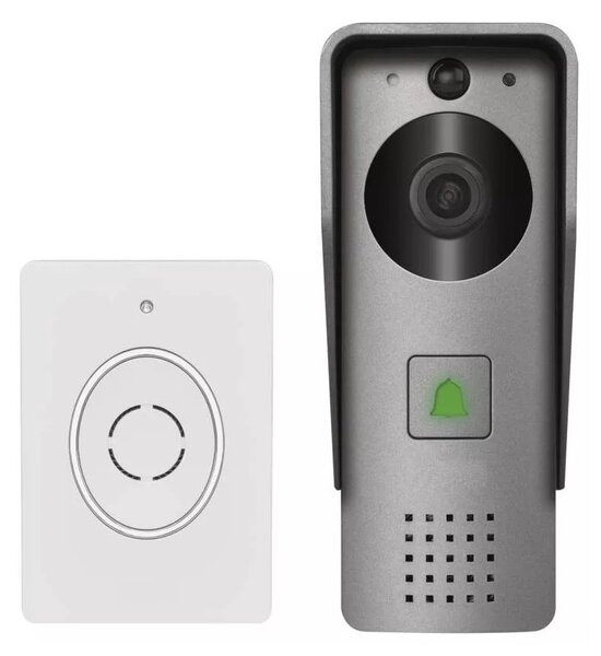 Bezdrátový videozvonek se senzorem pohybu GoSmart 12V 3xAA IP44 Wi-Fi Tuya