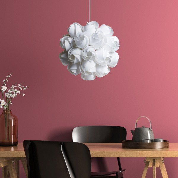 COCO závěsná bílé PVC 230V E27 28W - RED - DESIGN RENDL