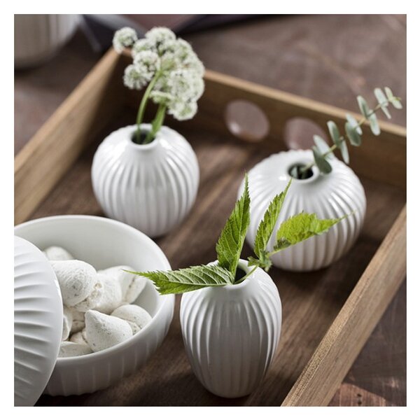 Vázy Hammershoi White Mini - set 3 ks Kähler