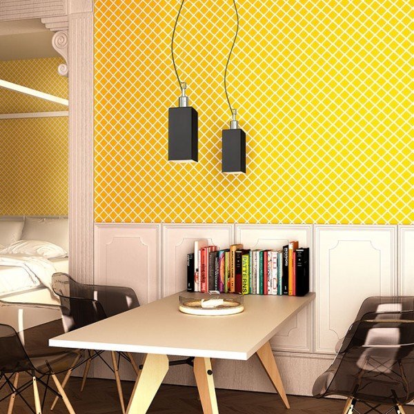 LIZ NEW závěsná černá chrom 230V E27 28W - RED - DESIGN RENDL