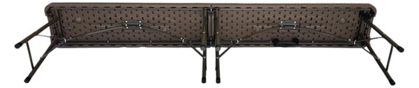 TENTino Plastová skládací lavice RATTAN 180 cm