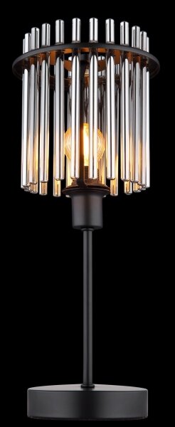 Globo 15698T - Stolní lampa GORLEY 1xE14/40W/230V pr. 15 cm černá