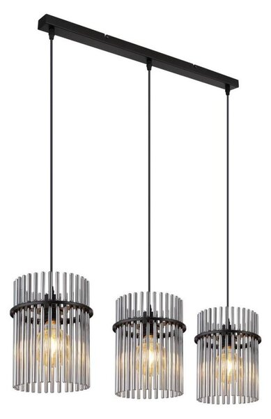 Globo 15698-3H - Lustr na lanku GORLEY 3xE27/60W/230V černá