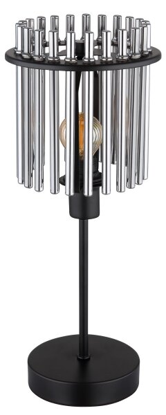 Globo 15698T - Stolní lampa GORLEY 1xE14/40W/230V pr. 15 cm černá