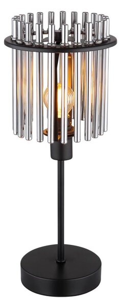 Globo 15698T - Stolní lampa GORLEY 1xE14/40W/230V pr. 15 cm černá