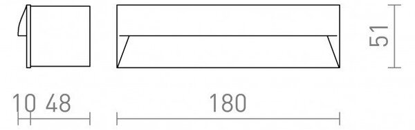 REP 18 zápustná černá 230V LED 6W 90° IP65 3000K - RED - DESIGN RENDL