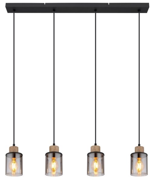 Globo 15707-4H - Lustr na lanku REID 4xE27/15W/230V