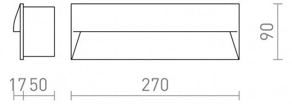 RED R14207 REP 27 zápustná černá 230V LED 10W 90° IP65 3000K - RED - DESIGN RENDL
