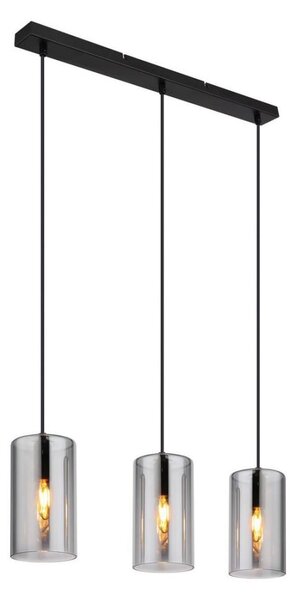 Globo 21002-3H - Lustr na lanku OLLY 3xE14/25W/230V černá