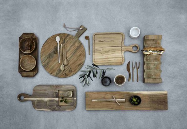 Souprava z teakového dřeva Bowls Essentials Muubs