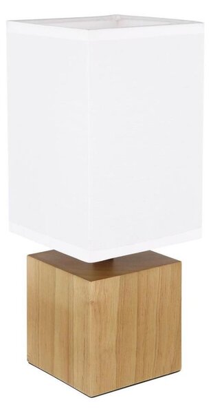 Globo 21628W - Stolní lampa VALENTINO 1xE27/7W/230V bílá/hnědá