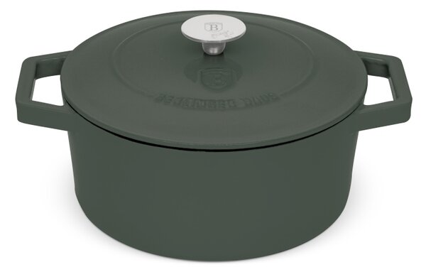 Pekáč litinový s poklicí 24 cm Matte Green Collection