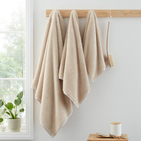 Béžová bavlněná osuška 70x127 cm Soft Zero Twist Spa Towel – Bianca