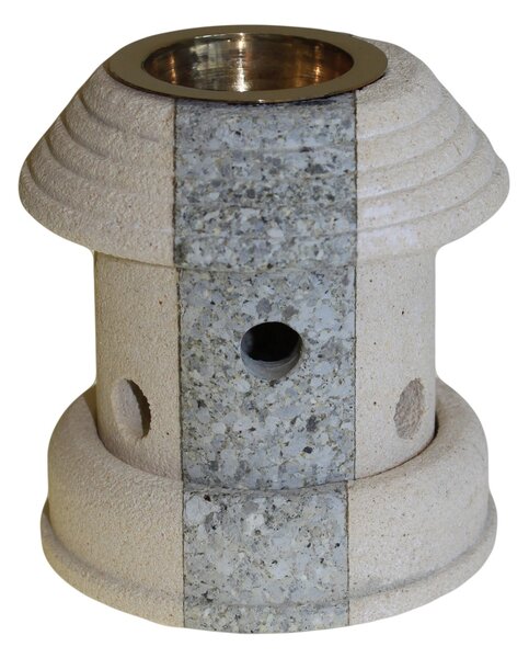 AWGifts Kamenná aroma lampa - Kombinovaná lucerna