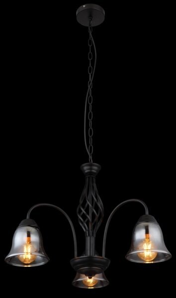 Globo 60298-3H - Lustr na řetězu GONNY 3xE27/60W/230V