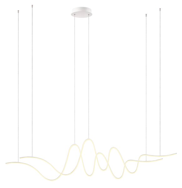 Redo Závěsné LED svítidlo IMPULS š: 1710mm, 68W Barva: Černá