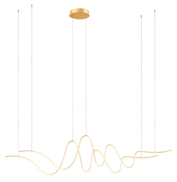 Redo Závěsné LED svítidlo IMPULS š: 1710mm, 68W Barva: Černá