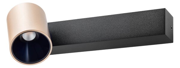 Redo Nástěnné/stropní LED svítidlo TAKTO 11,5W, š. 250 mm Barva: Černá, Teplota světla: 3000K - teplá bílá