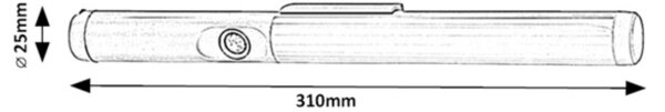 Rabalux 78031 - LED Podlinkové svítidlo se senzorem RAKAR LED/3W/3,7V 4000K
