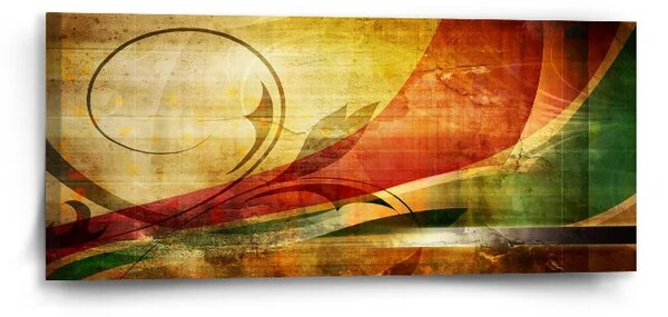 Sablio Obraz Retro motiv - 110x50 cm
