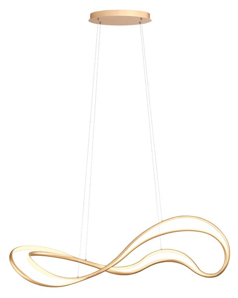 Redo Závěsné LED svítidlo TEMPEST, 58W, š. 1150 mm Barva: Černá