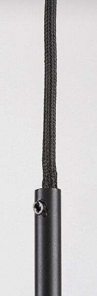 Rabalux 72047 - Lustr na lanku KALEVI 1xGU10/50W/230V čirá/černá