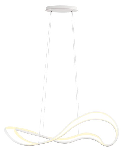 Redo Závěsné LED svítidlo TEMPEST, 58W, š. 1150 mm Barva: Černá