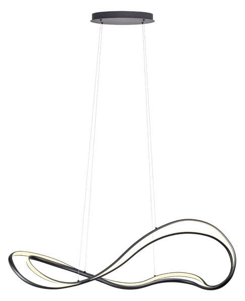 Redo Závěsné LED svítidlo TEMPEST, 58W, š. 1150 mm Barva: Černá