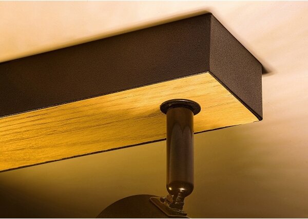 Rabalux 71152 - Bodové svítidlo METTA 2xE14/40W/230V dub