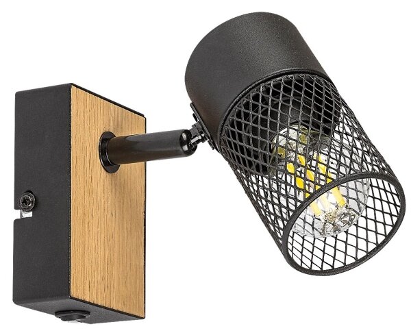 Rabalux 71151 - Nástěnné bodové svítidlo METTA 1xE14/40W/230V dub