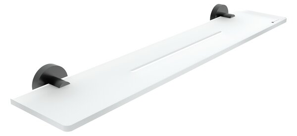 Nimco Unix Černá police do koupelny z plexiglass 60 cm UNC X460-90