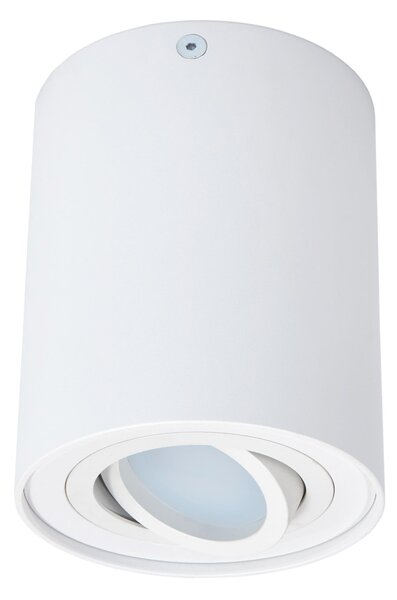 BERGE Podhledové bodové svítidlo OS100-BP výklopné - kruhové - bílá matná + patice GU10