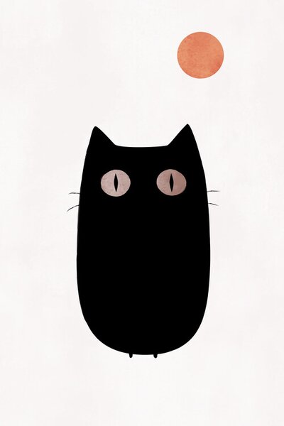 Ilustrace The Cat, Kubistika