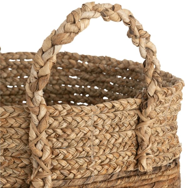 Set tří úložných košů z přírodních vláken J-Line Amot 37/40/46 cm