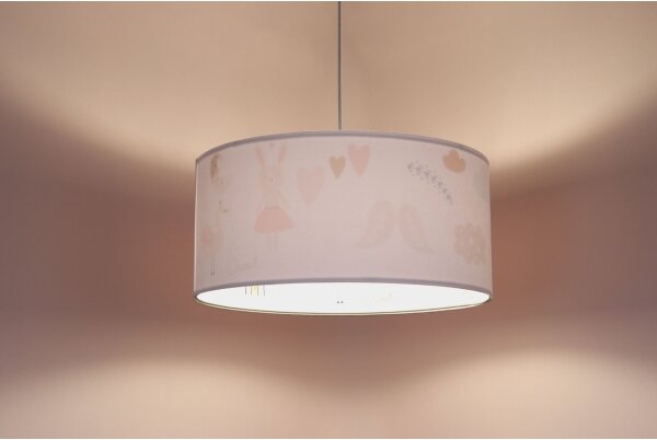 Dětský lustr na lanku SWEET DREAMS 1xE27/60W/230V pr. 30 cm