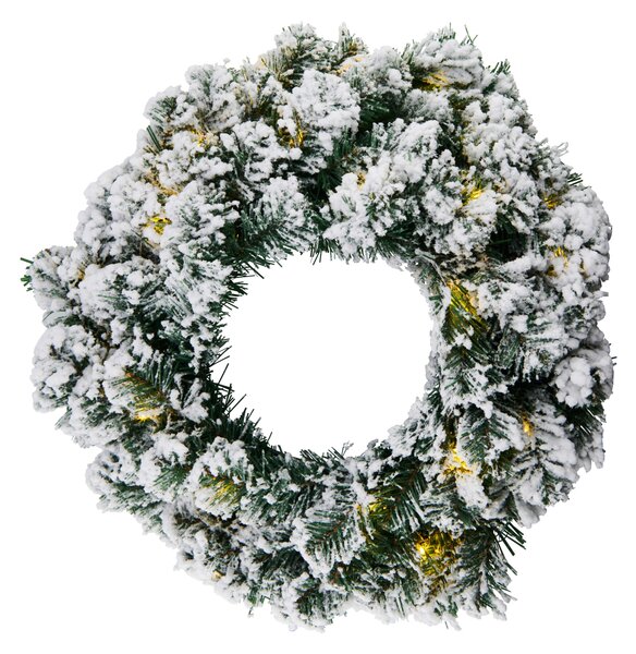 Vánoční svítící věnec Snowy 45 cm Sirius
