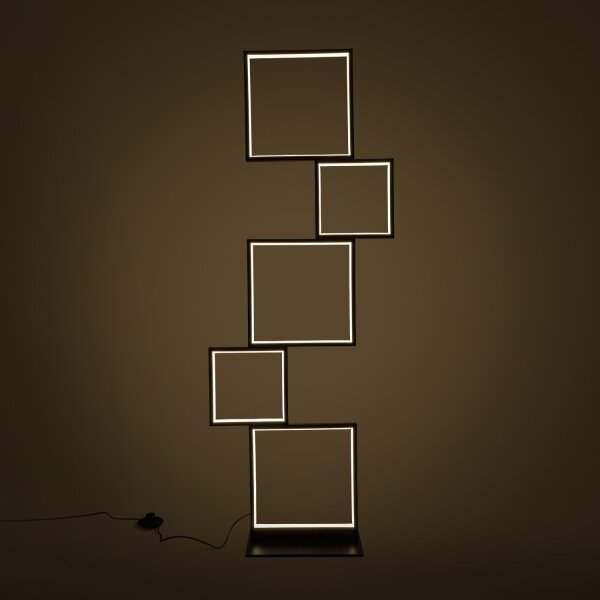 BRILAGI - LED Stojací lampa SHIFT LED/36W/230V 4000K 123 cm černá