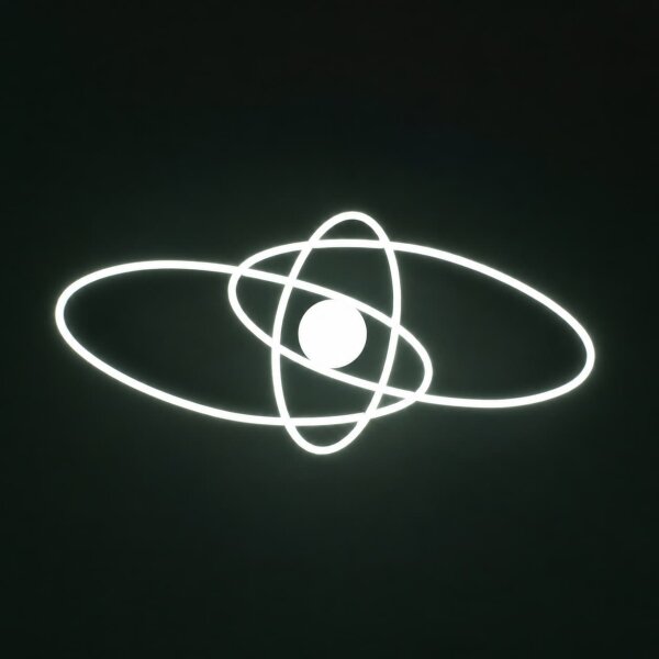 BRILAGI - LED Stm stropní svítidlo APOLLO LED/58W/230V 43,2x101,2 cm černá + DO