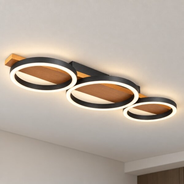 BRILAGI - LED Stropní svítidlo PLANK LED/28W/230V 4000K 25x70 cm dřevo