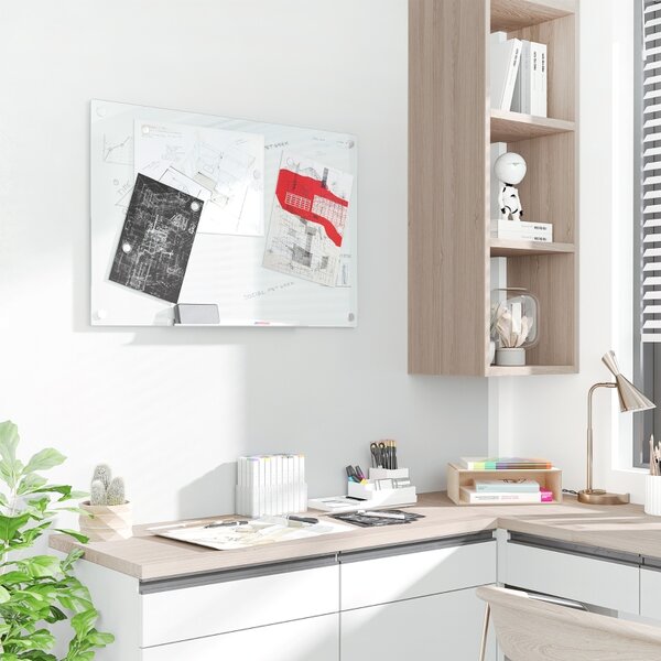 Tabule popisovací magnetická skleněná 90 x 60 cm 911-015V01WT