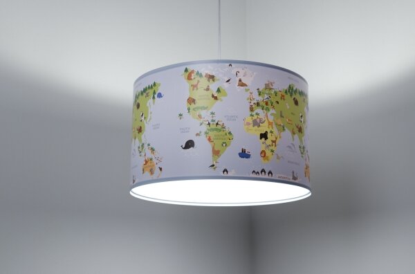 Dětský lustr na lanku SWEET DREAMS 1xE27/60W/230V pr. 30 cm