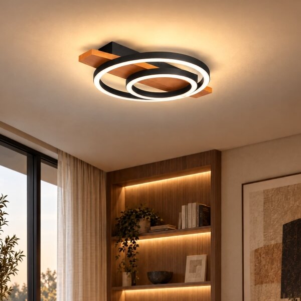 BRILAGI - LED Stropní svítidlo PLANK LED/28W/230V 4000K 30x40 cm dřevo