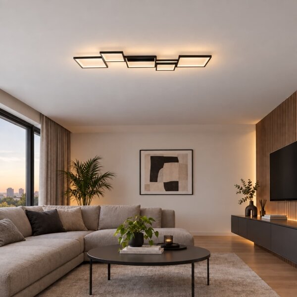 BRILAGI - LED Stropní svítidlo SHIFT LED/42W/230V 4000K 47,5x122 cm černá