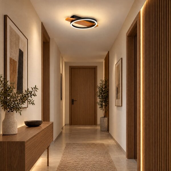 BRILAGI - LED Stropní svítidlo PLANK LED/16W/230V 4000K 30x40 cm dřevo