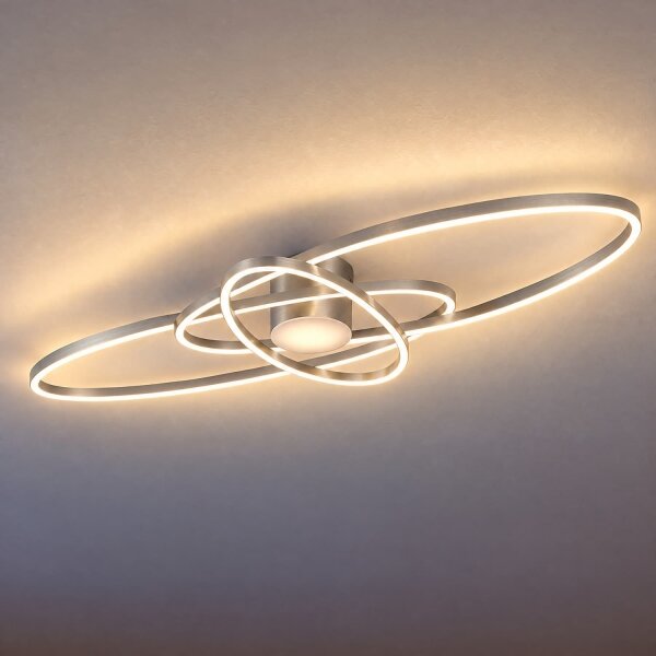 BRILAGI - LED Stm stropní svítidlo APOLLO LED/58W/230V 43,2x101,2 cm chrom + DO