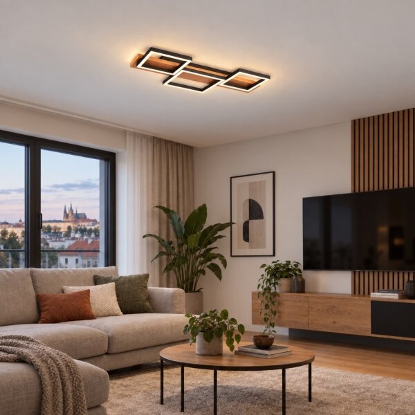 BRILAGI - LED Stropní svítidlo PLANK LED/30W/230V 4000K 34,5x65 cm dřevo