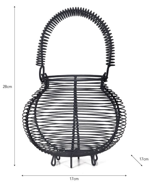 Drátěný košík Charcoal Garden Trading
